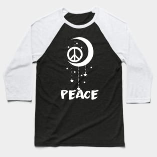 Dream Catcher Peace Sign Baseball T-Shirt